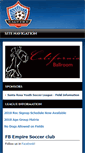 Mobile Screenshot of empiresoccerclub.net