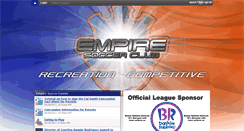 Desktop Screenshot of empiresoccerclub.org